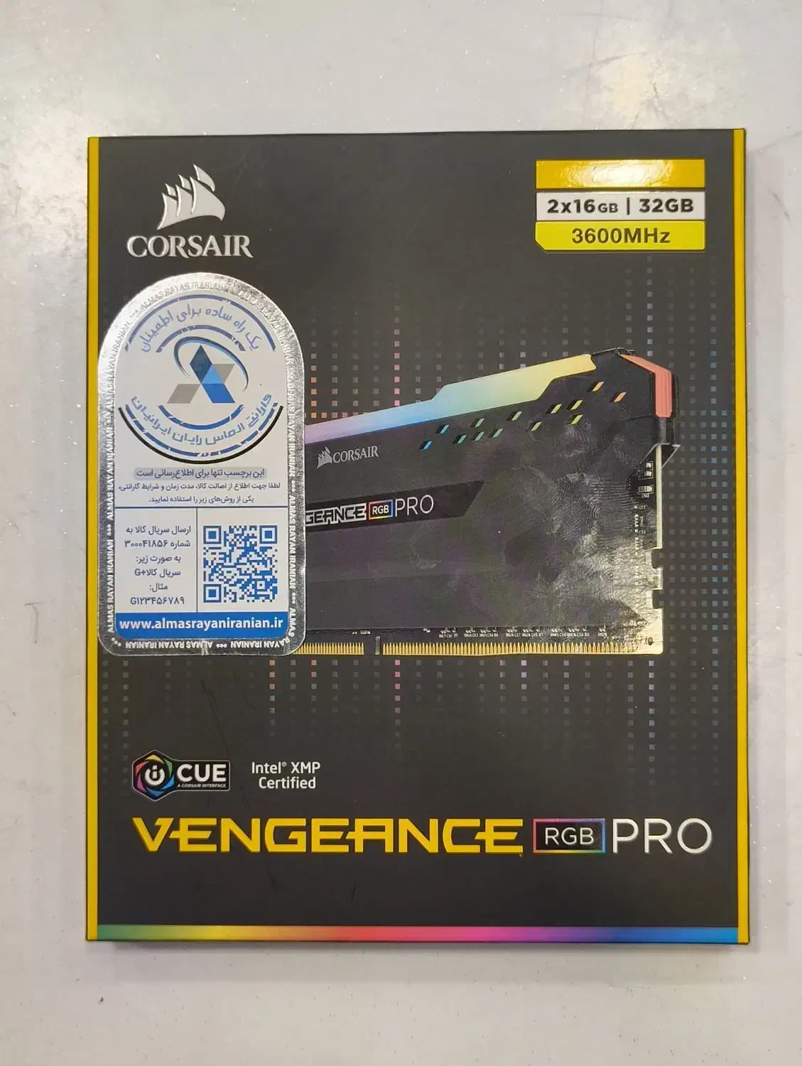 رم CORSAIR VENGENCE PRO RGB 32GB 3600Mhz DDR4|قطعات و لوازم جانبی رایانه|رشت, بوسار|دیوار