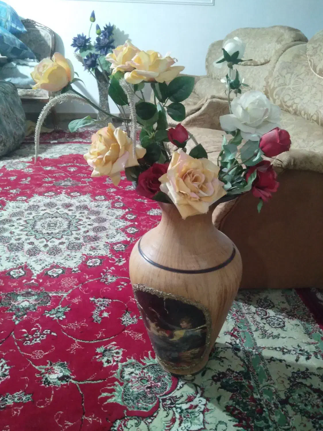 گلدان|گل مصنوعی|ایلخچی, |دیوار