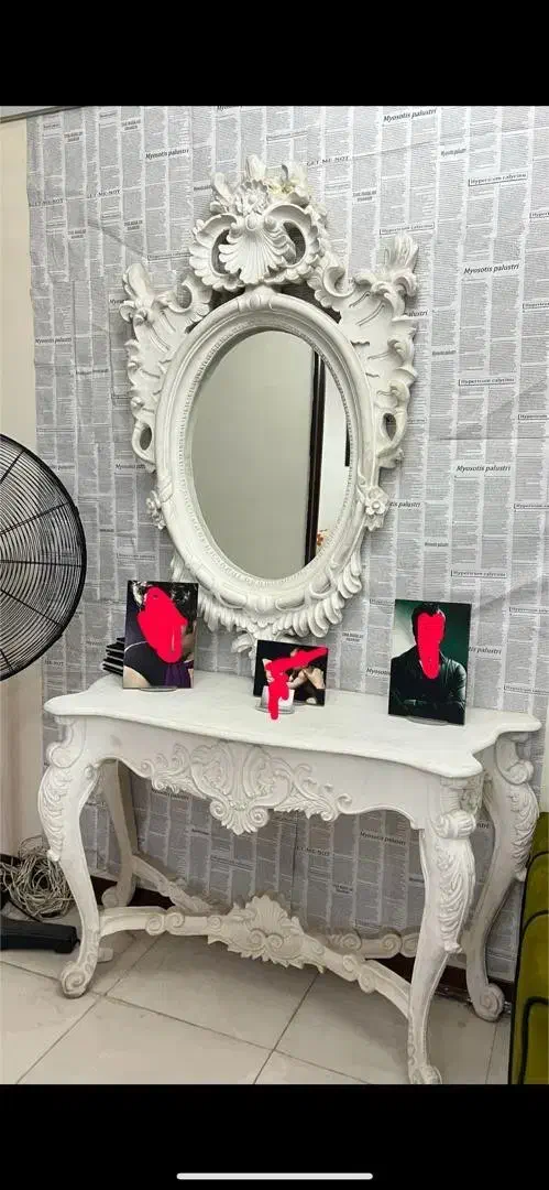 کنسول سفید فایبر گلس|بوفه، ویترین، کنسول|کرج, المهدی|دیوار