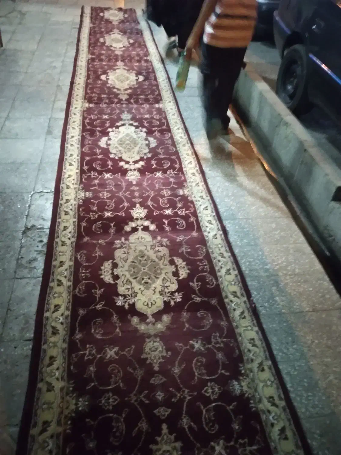 کناره زرشکی ۹۰در۵|فرش|قم, علی آباد سعدگان|دیوار