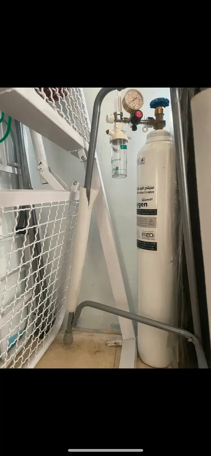 کپسول اکسیژن نو و استفاده نشده همراه با کرنومتر|پزشکی|رشت, اسماعیل آباد|دیوار