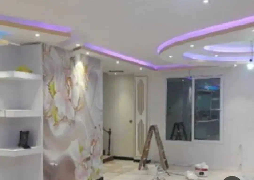 نقاشی ساختمان رنگین کمان|خدمات پیشه و مهارت|اردکان, |دیوار