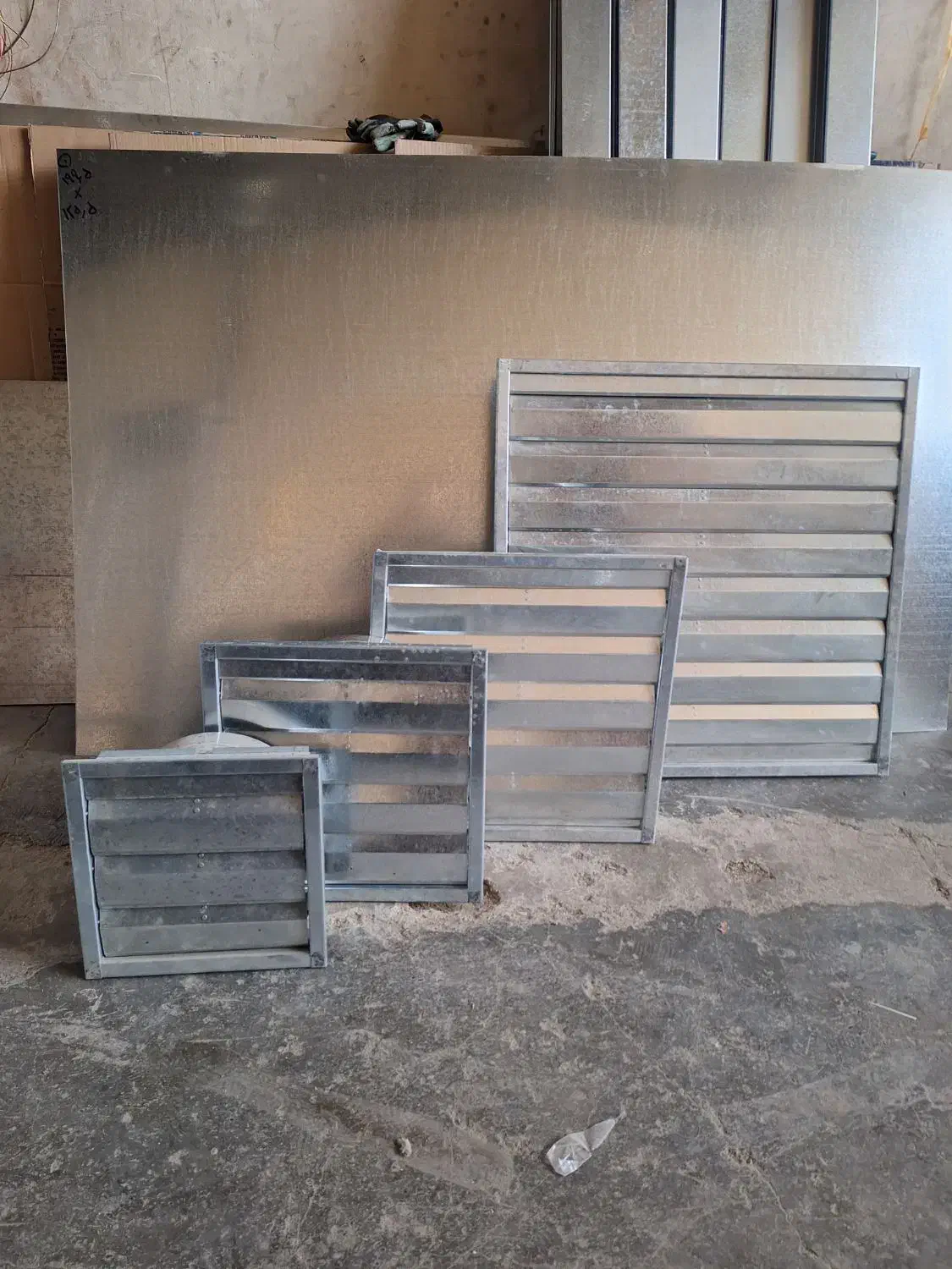 دمپر بادی گالوانیزه هواکش فن|پنکه و تصفیهکنندهٔ هوا|اصفهان, شهرک ولیعصر|دیوار