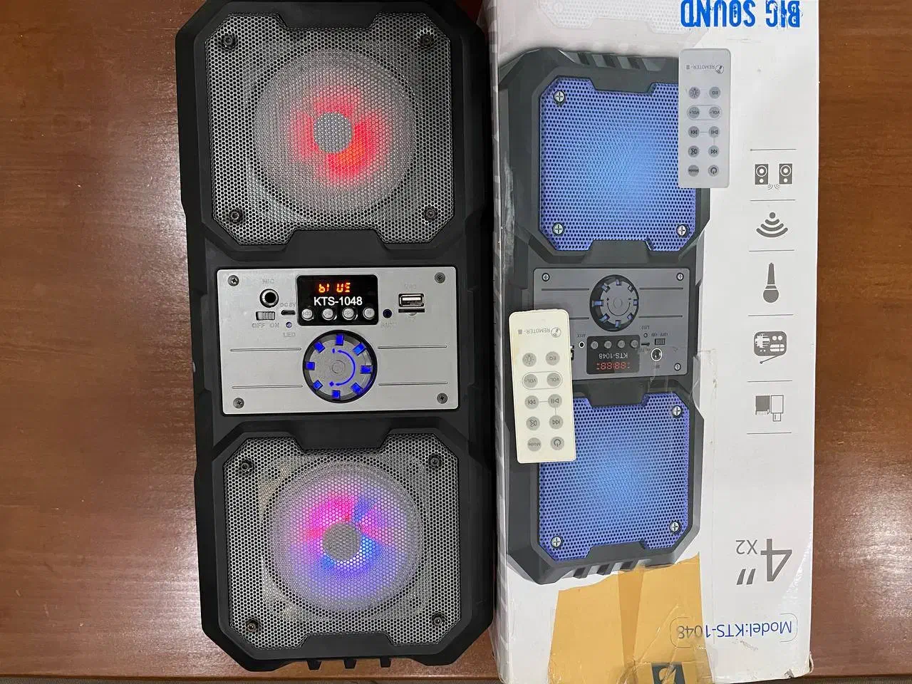 اسپیکر دوباندهsony همراه بلوتوث وکنترل،سالم وتمیز|سیستم صوتی خانگی|لشت نشا, |دیوار