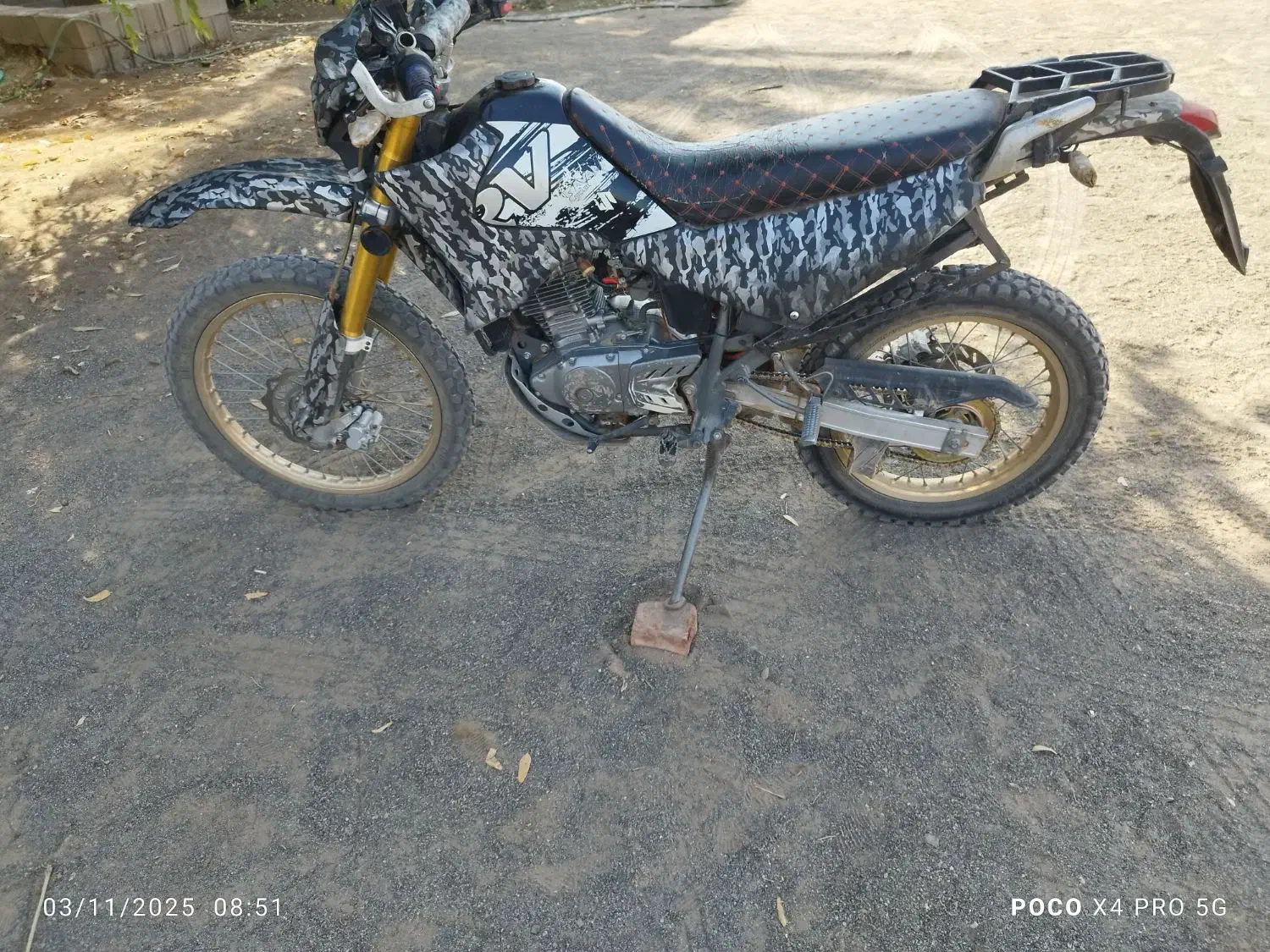 موتور تریل روان 200|موتورسیکلت|بم, |دیوار