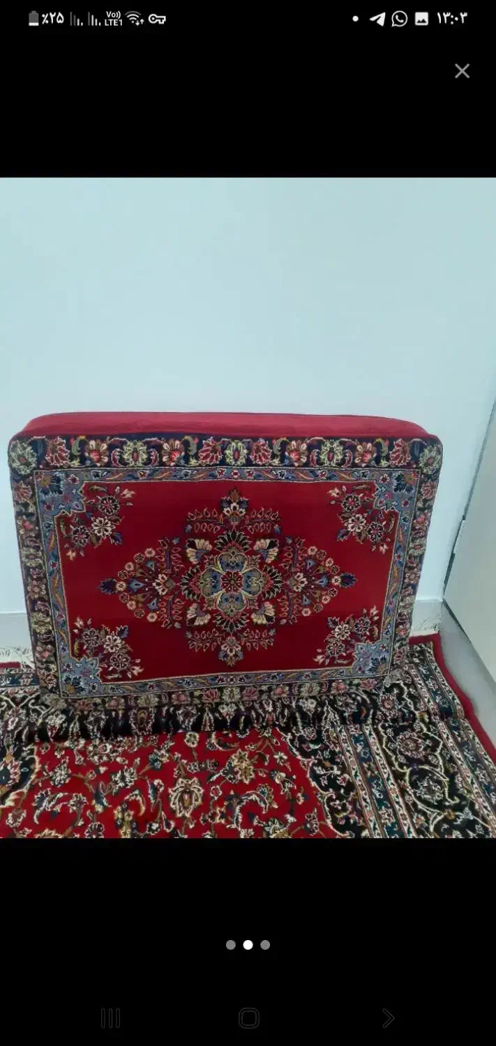 پشتی دستبافت|پشتی|کاشان, کوی اداره گاز|دیوار