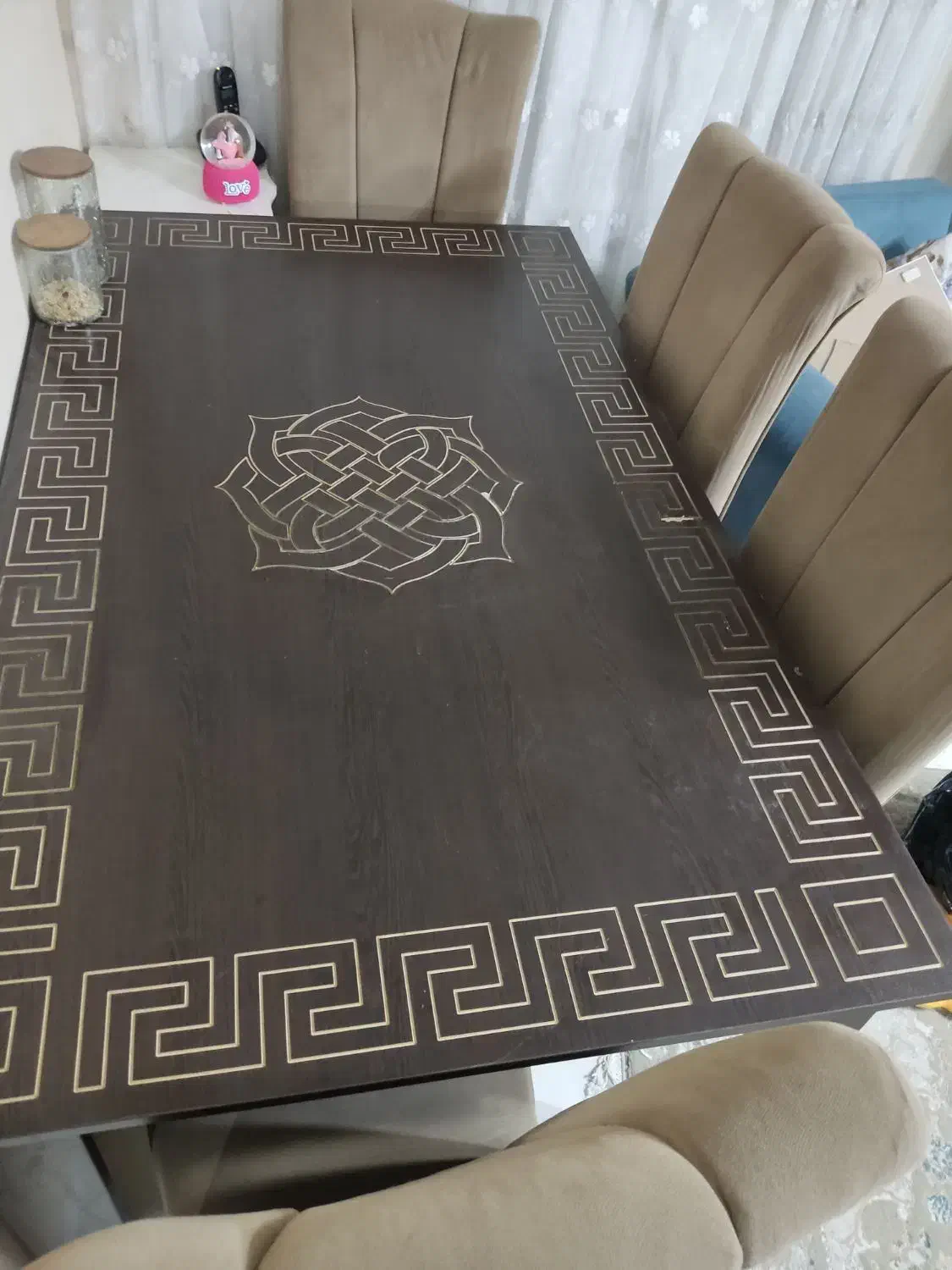 میز ناهار خوری چهار نفره|میز و صندلی غذاخوری|رشت, کوی مهر|دیوار