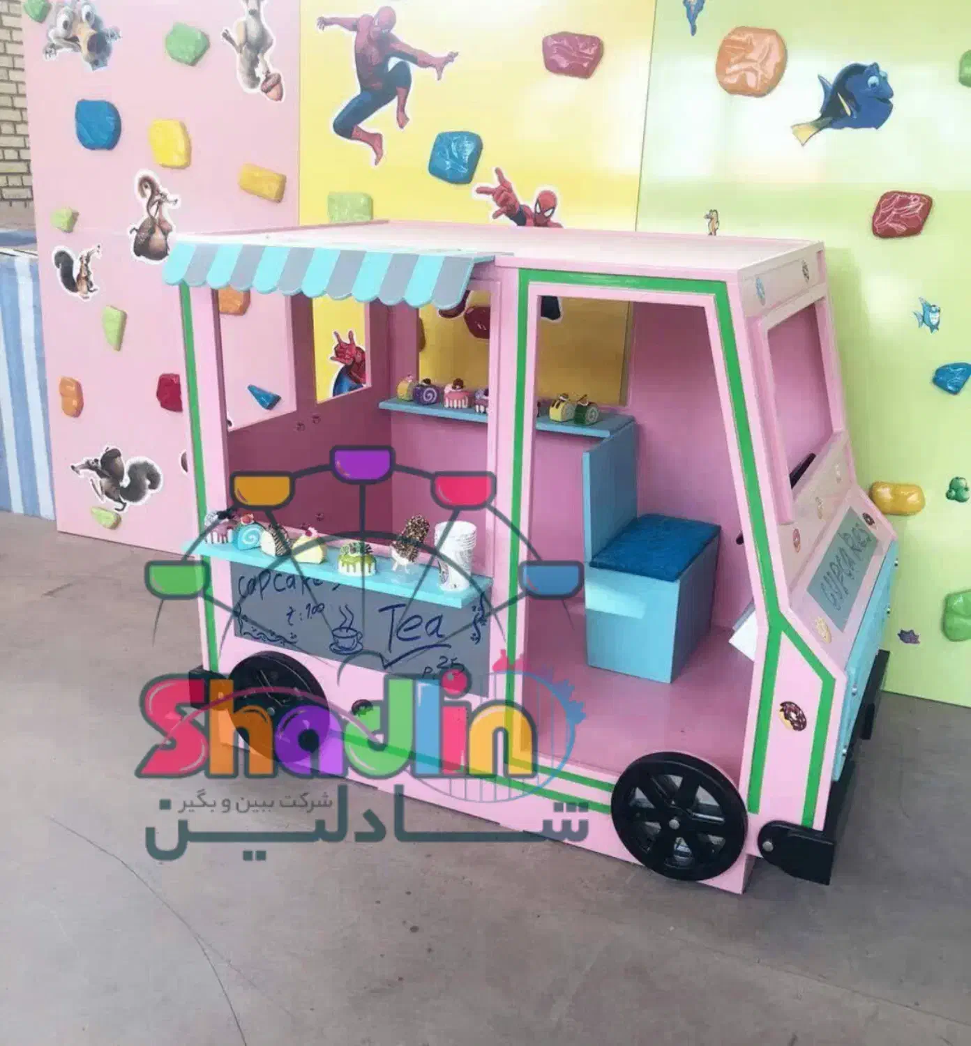 ماشین کاپ کیک چوبی کودک/تجهیزخانه بازی/شادلین|اسباب‌‌بازی|تنکابن, |دیوار