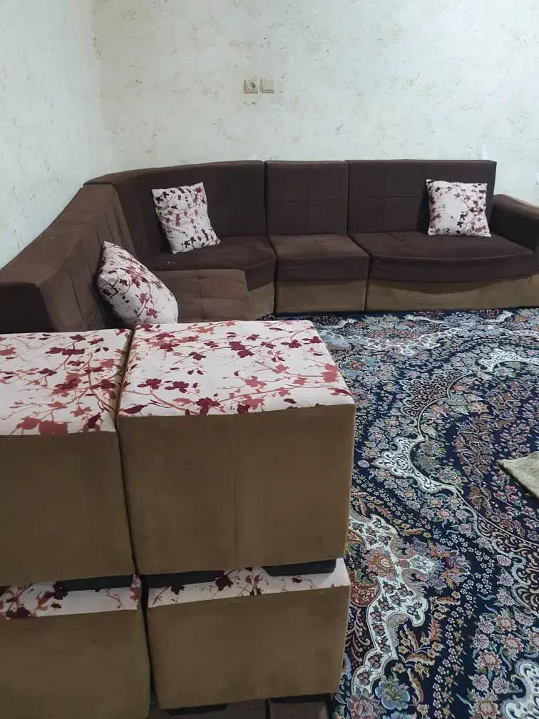 مبلمان هفت نفره و چهار باف|مبلمان خانگی و میز عسلی|اهواز, نبوت|دیوار