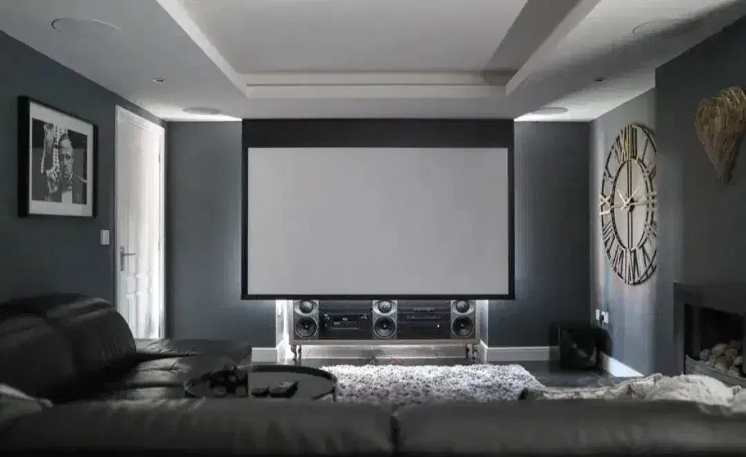 پرده نمایش ویدیو پروژکتور|تلویزیون و پروژکتور|همدان, |دیوار