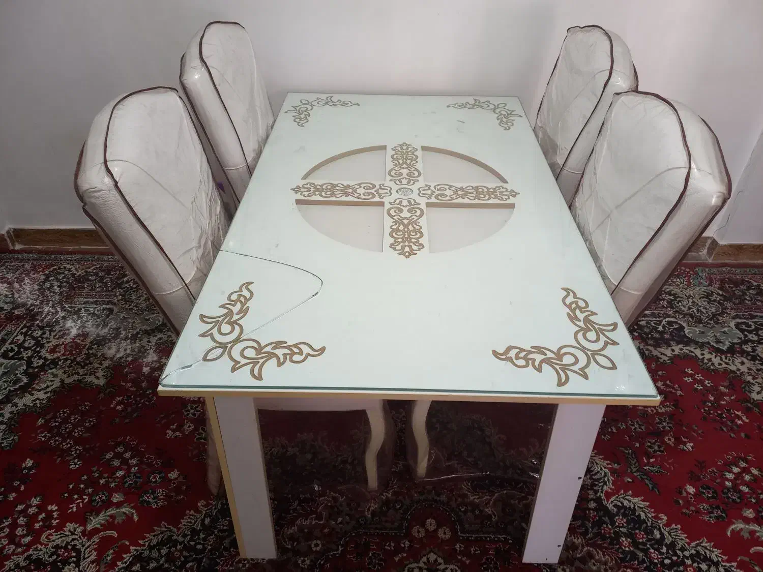 *میز ۶نفره|میز و صندلی غذاخوری|خرمآباد, |دیوار