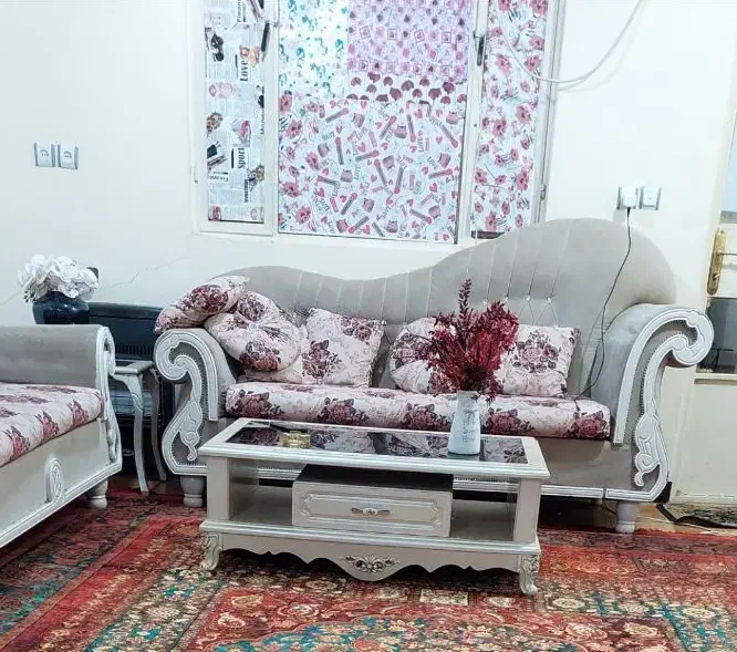 مبلمان ۷ نفره همراه با میز وسط و گل میز.فورش فوری|مبلمان خانگی و میز عسلی|مسجد سلیمان, |دیوار