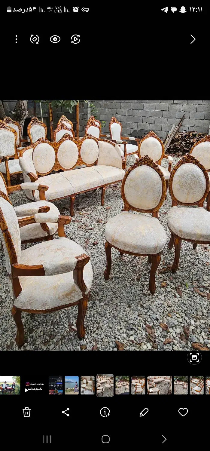 مبلمان ایتالیایی نو به دلیل تغییر شغل ۲۴۵۰۰|مبلمان خانگی و میز عسلی|تنکابن, |دیوار
