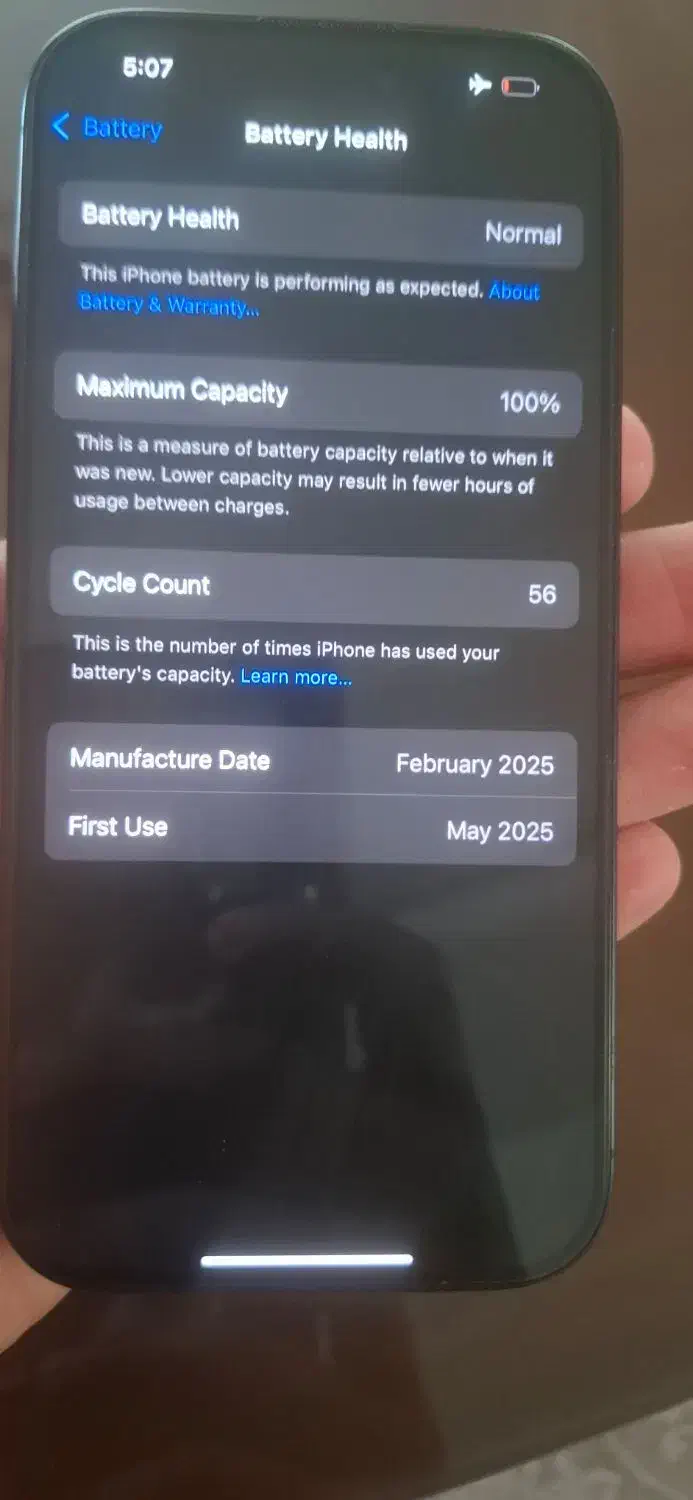 اپل iPhone 16 Pro با حافظهٔ ۲۵۶ گیگابایت|موبایل|اراک, |دیوار
