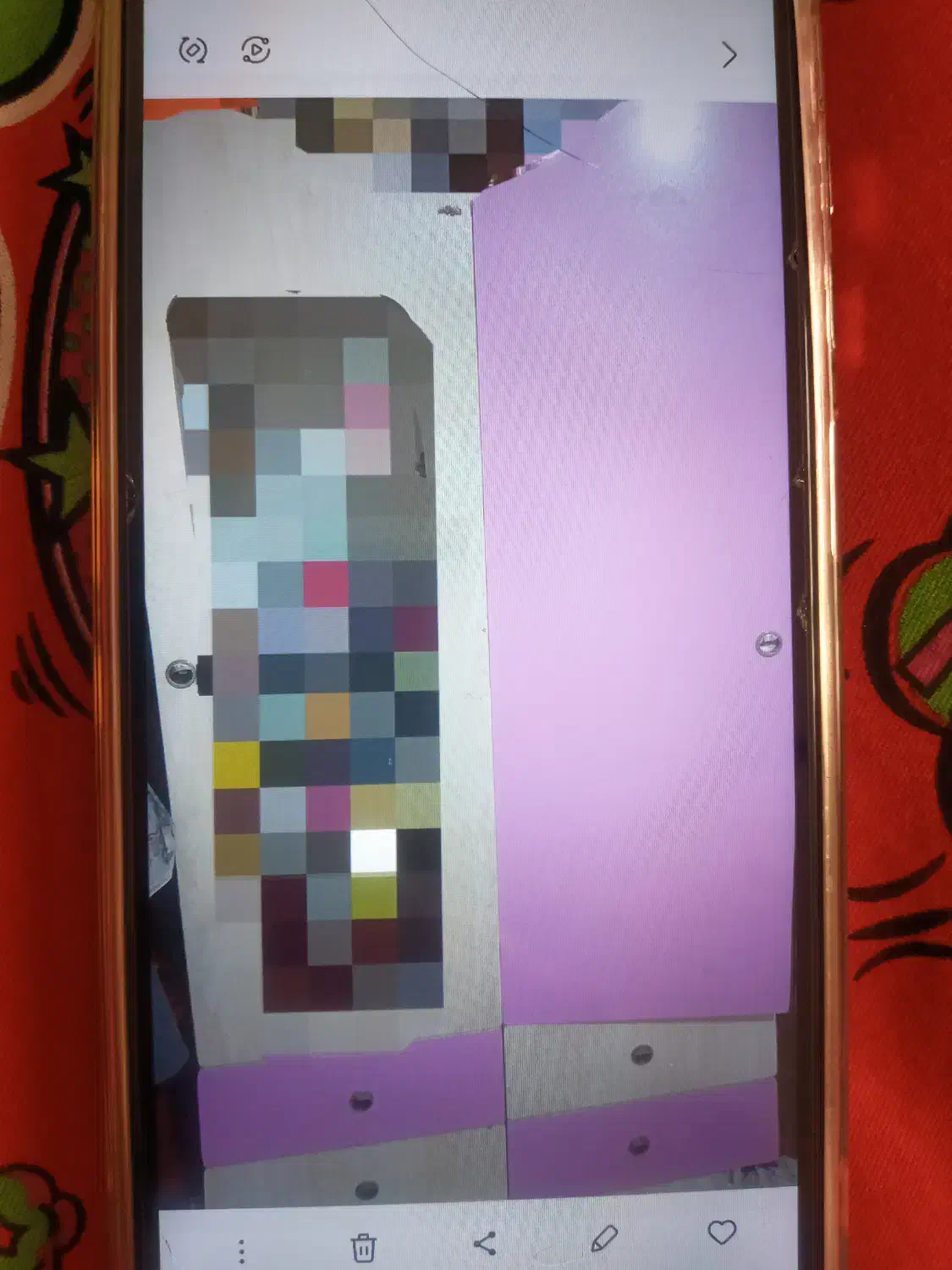 کمد بچگانه ی دختر|جاکفشی، کمد، دراور|میانه, |دیوار