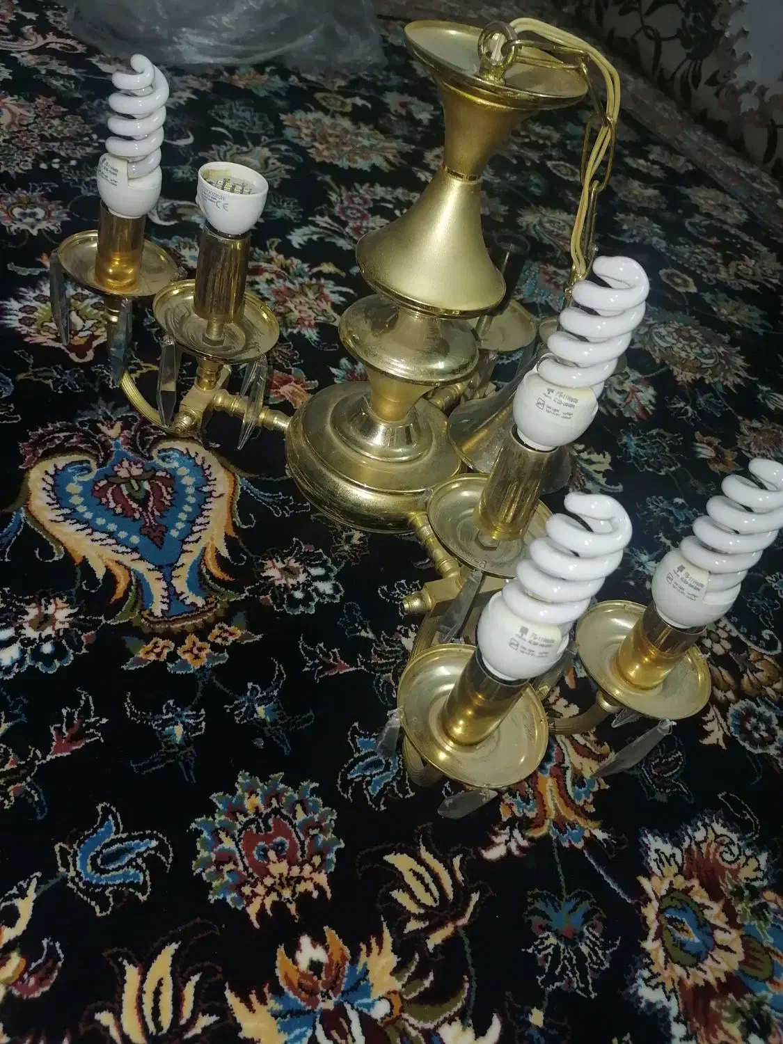 لوستر|لوستر و چراغ آویز|اراک, |دیوار