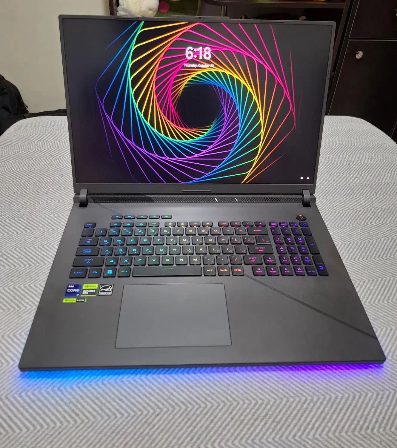 لپ تاپ گیمینگ asus rogstrix|رایانه همراه|تهران, تجریش|دیوار