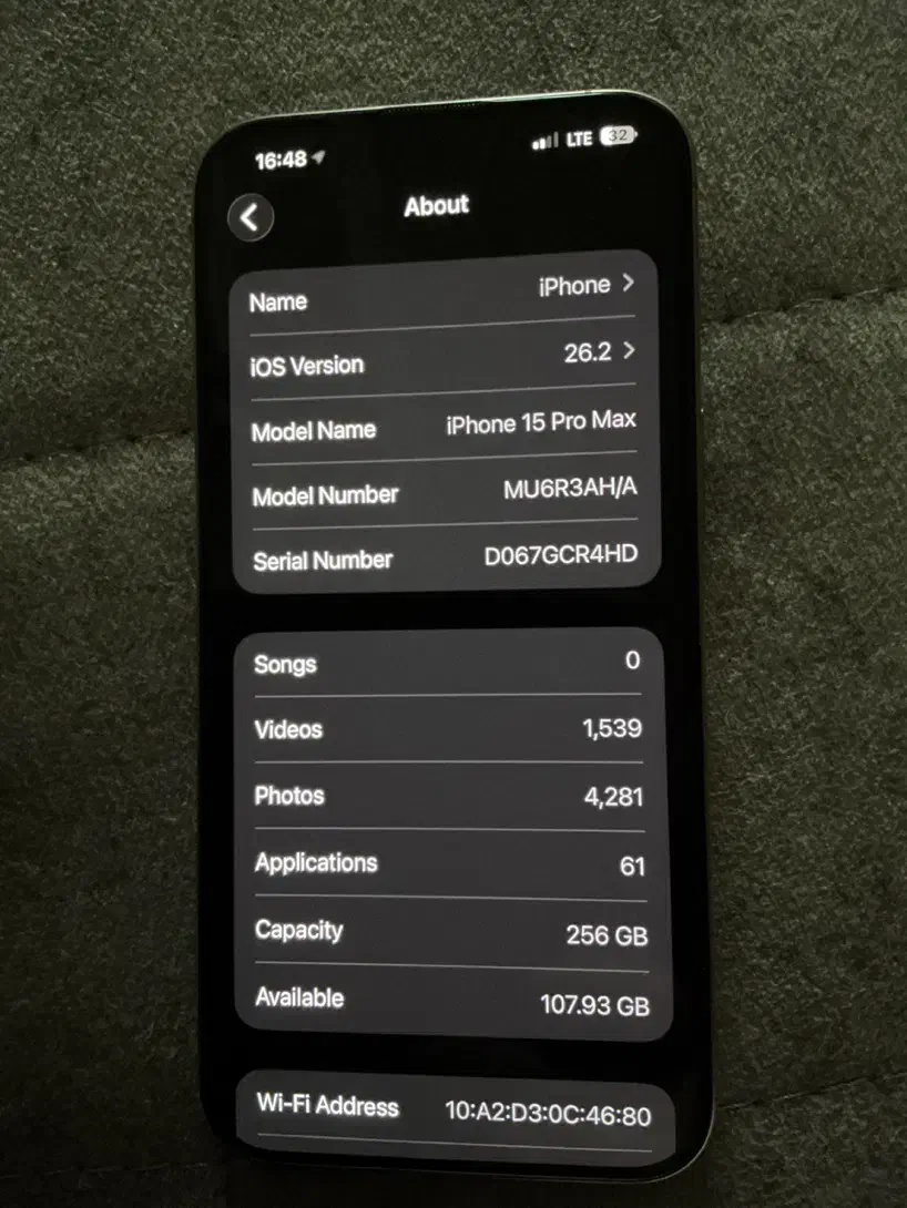 ایفون ۱۵پرومکس ۲۵۶|موبایل|ارومیه, |دیوار