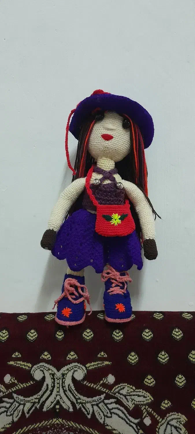 عروسک قلاب بافی|صنایع دستی و سایر لوازم تزئینی|رشت, سلیمانداراب|دیوار