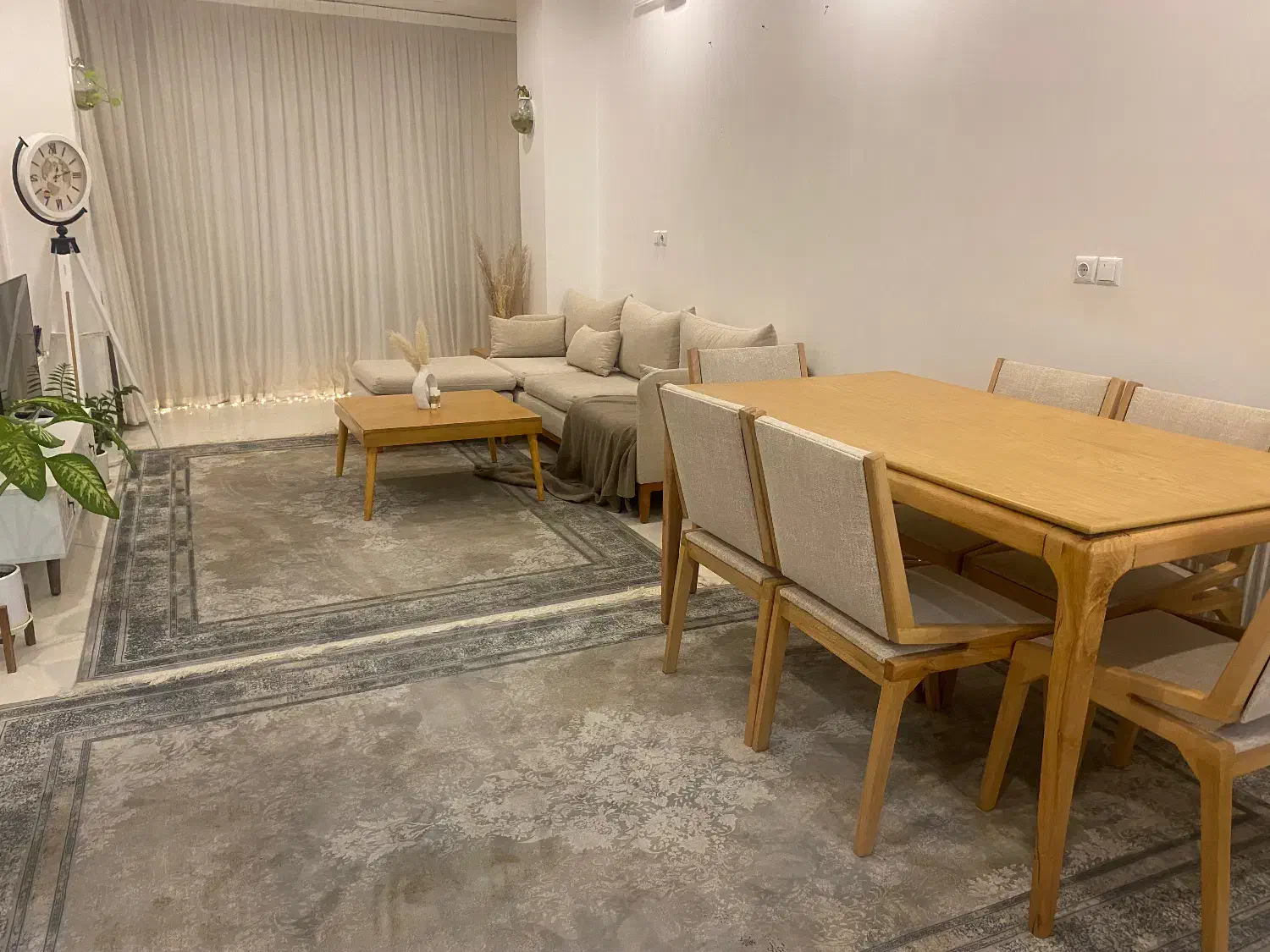 مبل ۵ نفره ال مینیمال|مبلمان خانگی و میز عسلی|دلیجان, |دیوار
