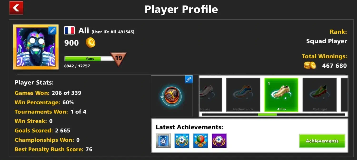 فروش اکانت Soccer Stars لول ۲۱ با آیتم های کمیاب|کنسول، بازی ویدئویی و آنلاین|تهران, کوثر|دیوار