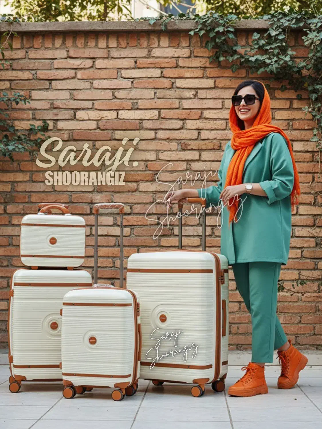 چمدان SHZ با  زیپ دولایه و افزایش حجم طرح Center|کیف، کفش، کمربند|شیراز, اصلاحنژاد|دیوار