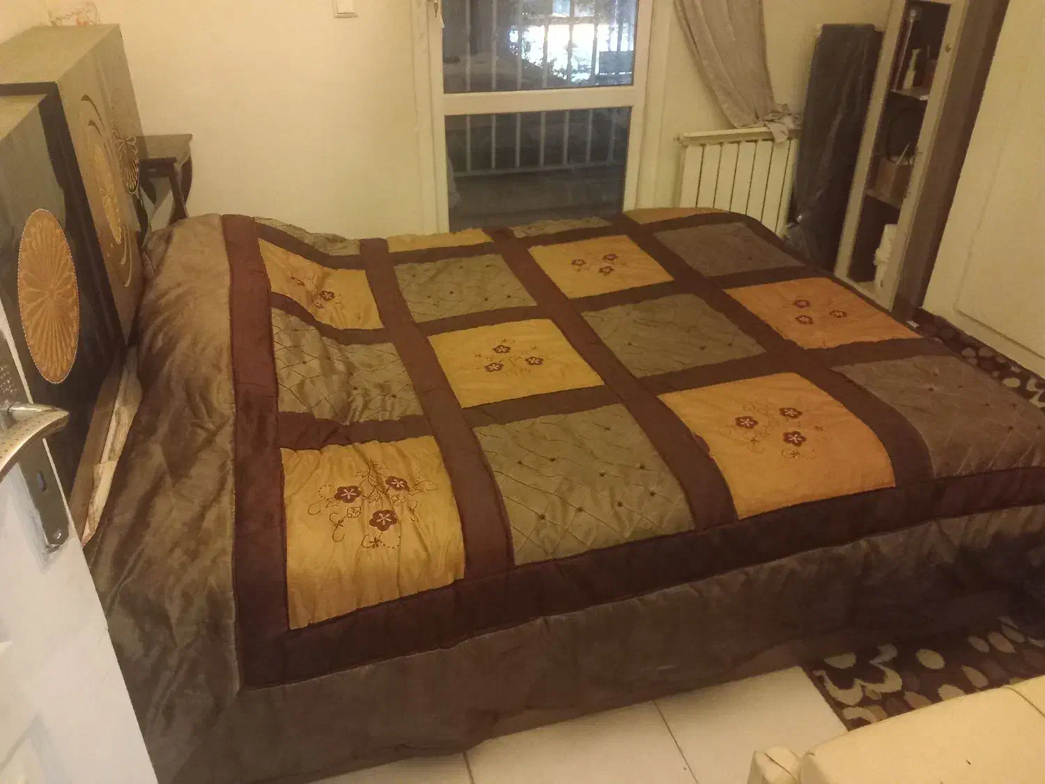 تخت دو نفره چوبی کشو دار بدون تشک|تخت و سرویس خواب|کرج, کوی امامیه|دیوار