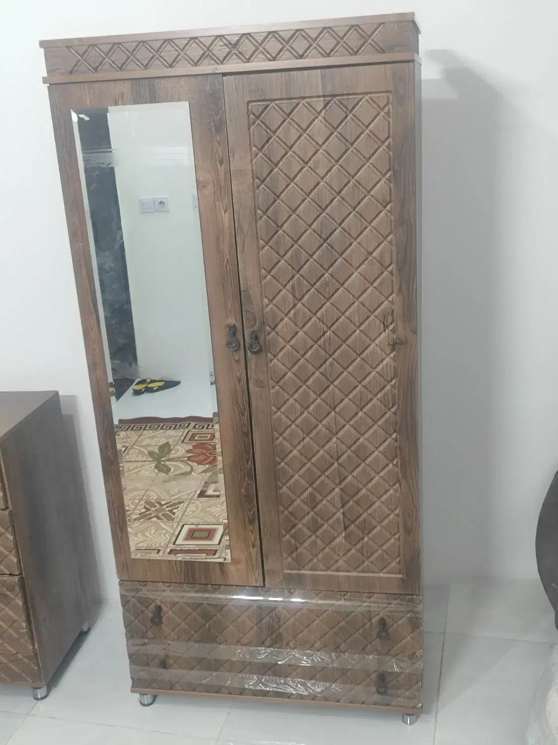 کمد لباس آینه دار|جاکفشی، کمد، دراور|مشهد, رسالت|دیوار