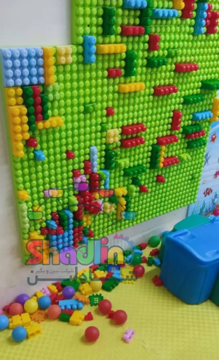 لوگو دیواری خانه کودک ، مهد / شادلین|اسباببازی|تنکابن, |دیوار