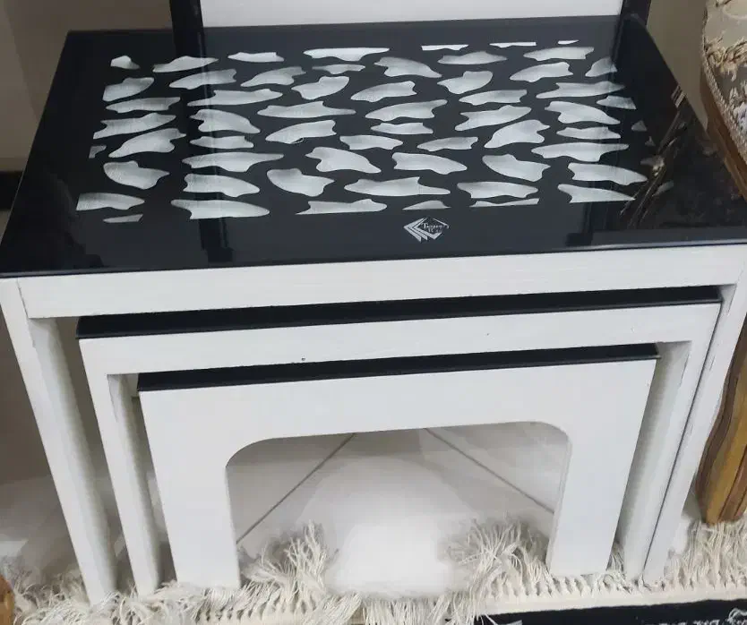 جلو مبلی و 3 عدد عسلی|مبلمان خانگی و میز عسلی|محمدشهر, همایون ویلا|دیوار