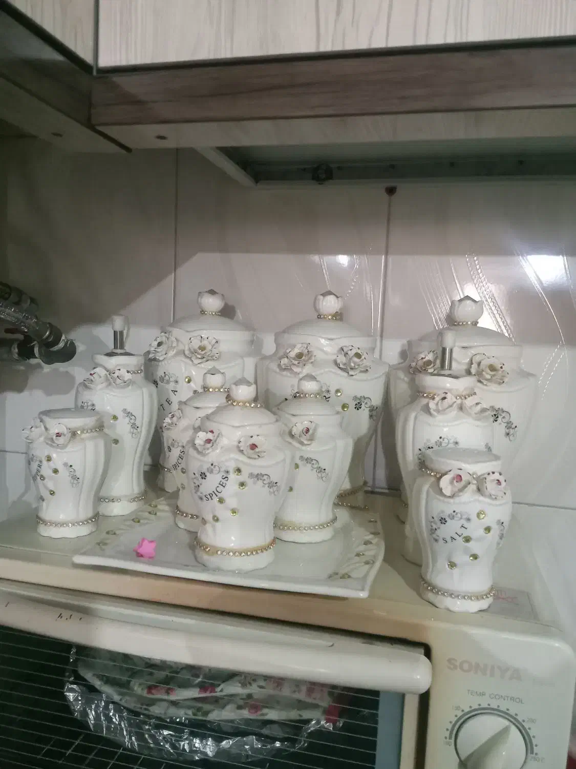 پاسماوری ۱۱ تیکه|ظروف نگهدارنده، پلاستیکی، یکبارمصرف|اراک, |دیوار