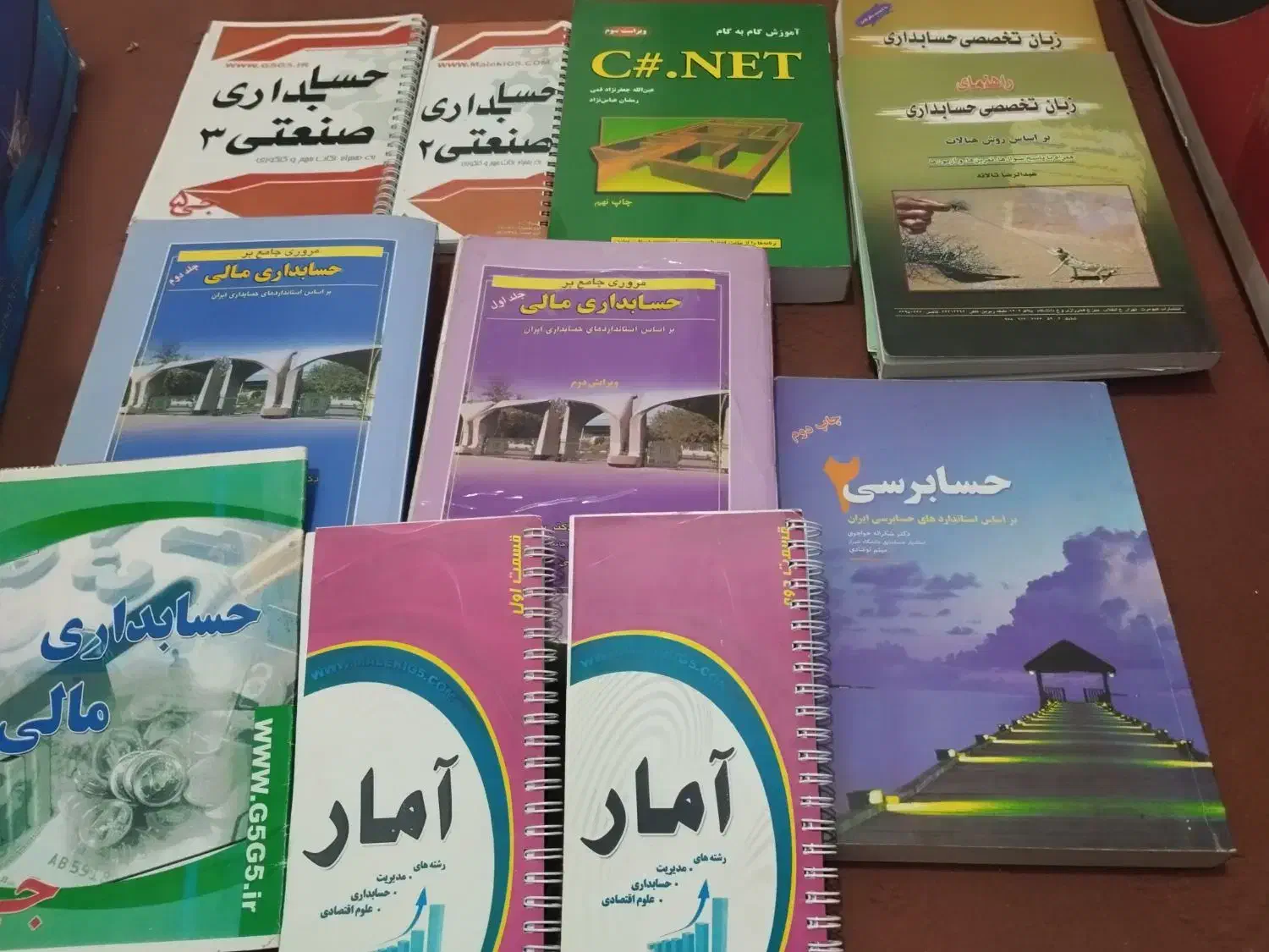 فروش کتابهای حسابداری با قیمت خیلی کم|کتاب و مجله آموزشی|لنجان, |دیوار