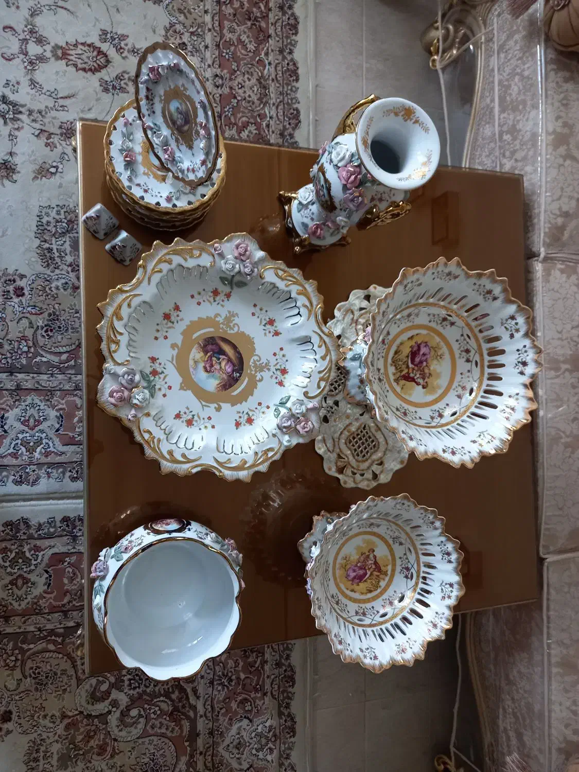 سرویس انتیک خارجی|ظروف سرو و پذیرایی|سنندج, |دیوار