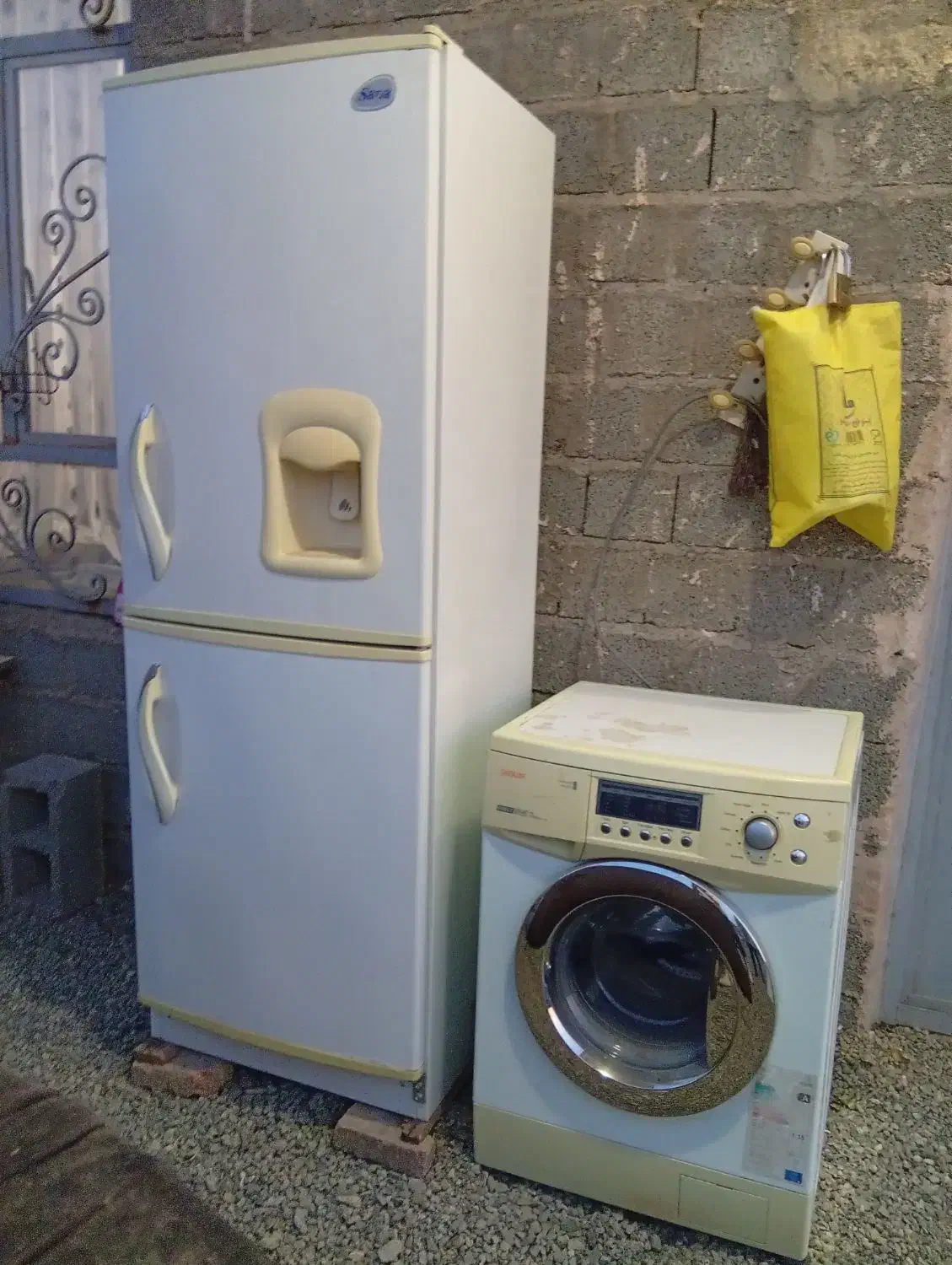 یخچال ولباسشویی|ماشین لباسشویی و خشک‌کن لباس|سلماس, |دیوار