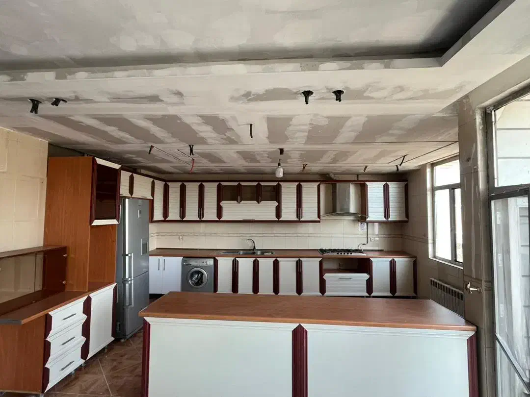 کابینت ام دی اف با سینگ و هود و گاز|مصالح و تجهیزات ساختمان|قزوین, |دیوار