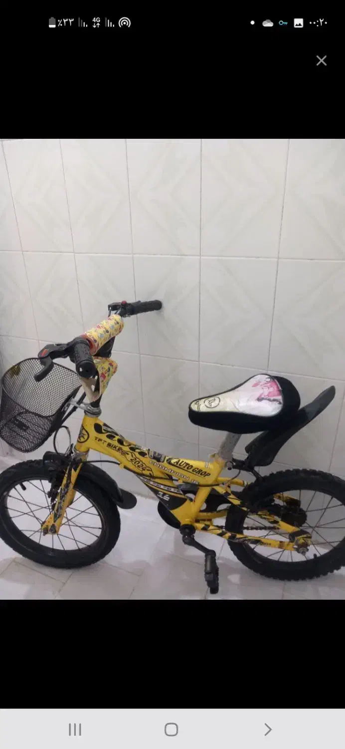 دوچرخه سایز16سالم وکم کارکرد|دوچرخه، اسکیت، اسکوتر|شهریار, رضی آباد بالا|دیوار