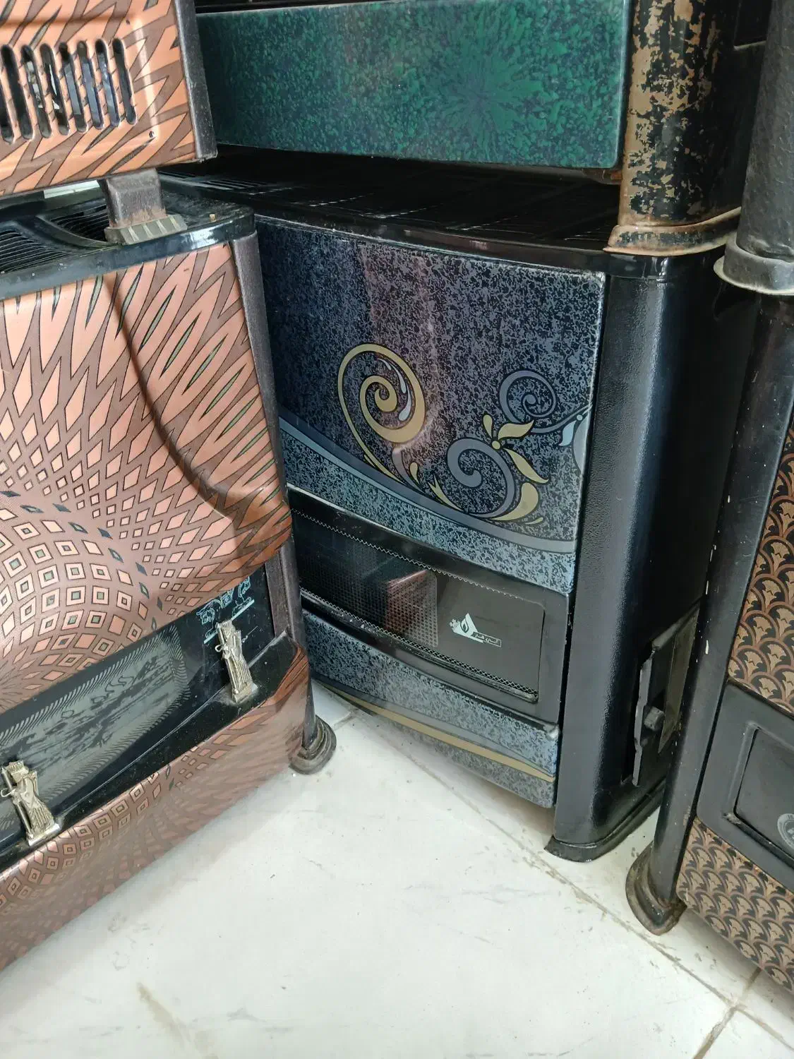 فروش انواع بخاری تمیز و سالم در حد نو|بخاری، هیتر، شومینه|تربت جام, جامی|دیوار