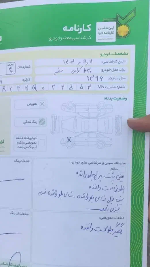 اچ سی کراس ۹۶|خودرو سواری و وانت|تهران, باغ فیض|دیوار