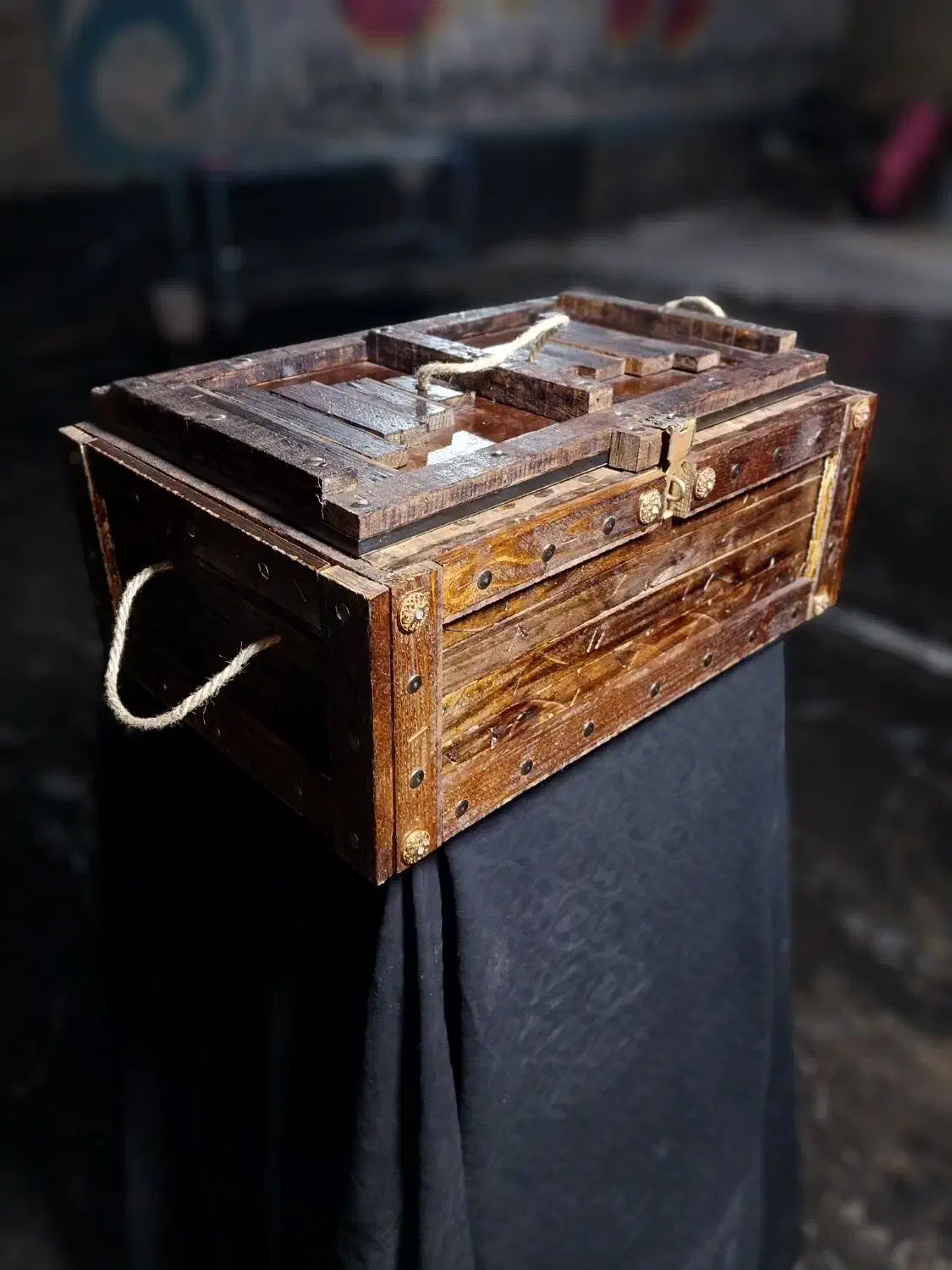 صندوقچه چوبی|صنایع دستی و سایر لوازم تزئینی|قوچان, |دیوار