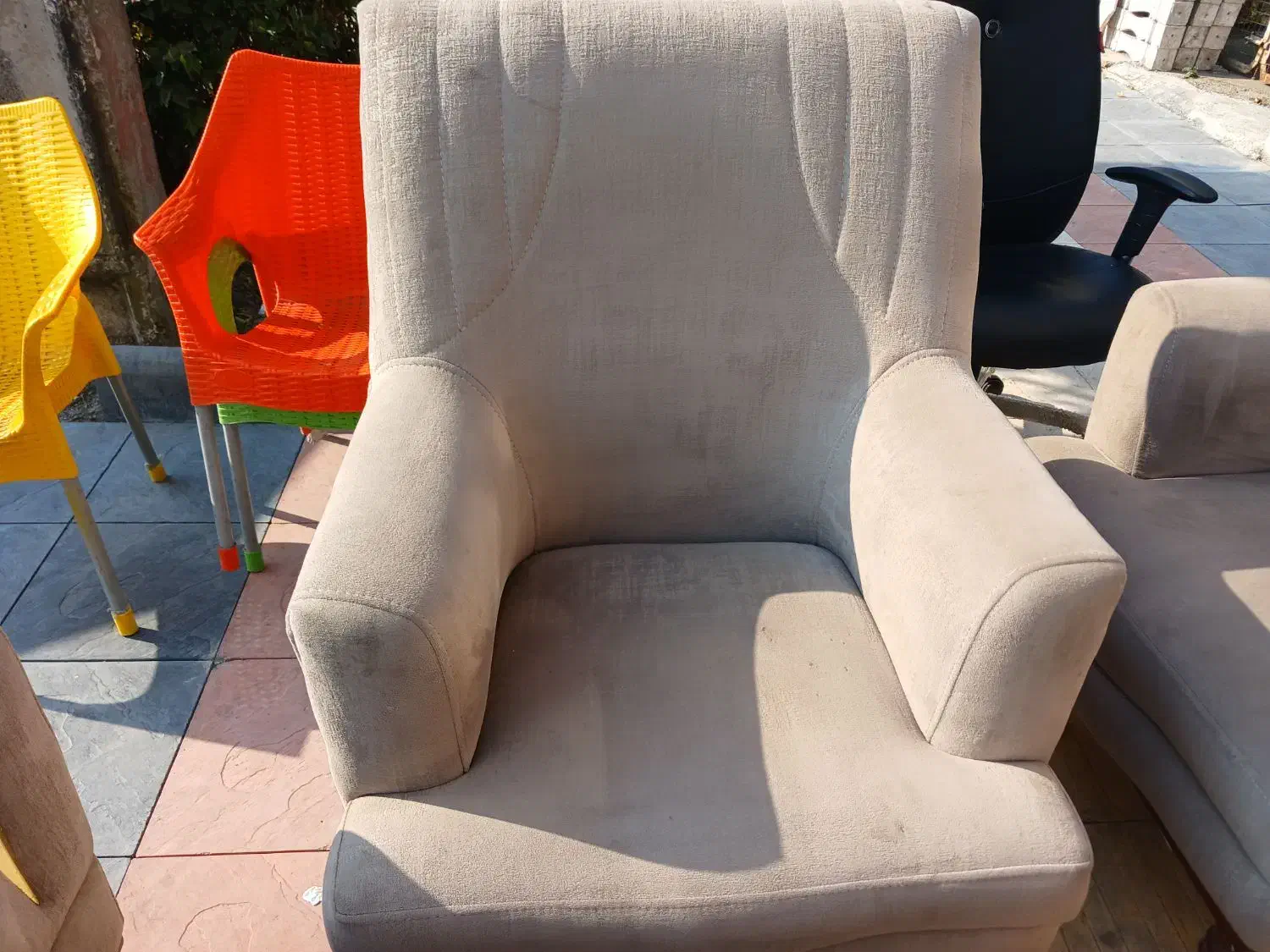 مبل ۸ نفره سالم|مبلمان خانگی و میز عسلی|محمودآباد, |دیوار