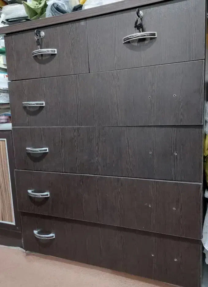 کمد کشویی چوبی|جاکفشی، کمد، دراور|دوگنبدان, |دیوار