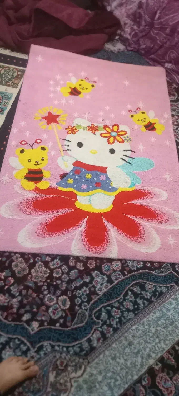 گلیم فرش دومتری اتاق دختر نونو|فرش|اهواز, چهارصد دستگاه|دیوار