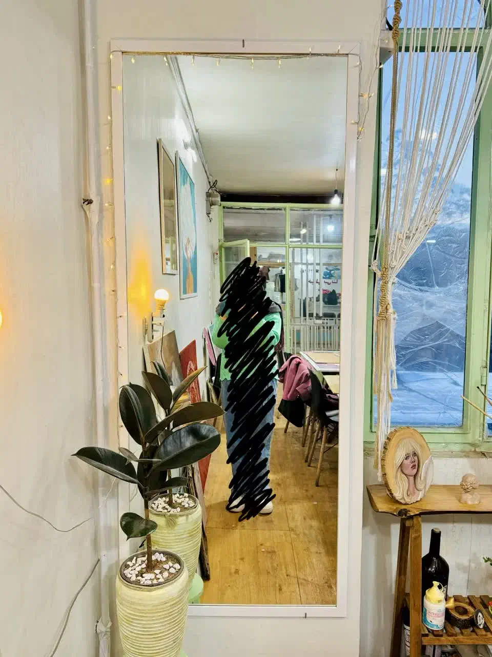 آینه قدی|آینه|اراک, |دیوار