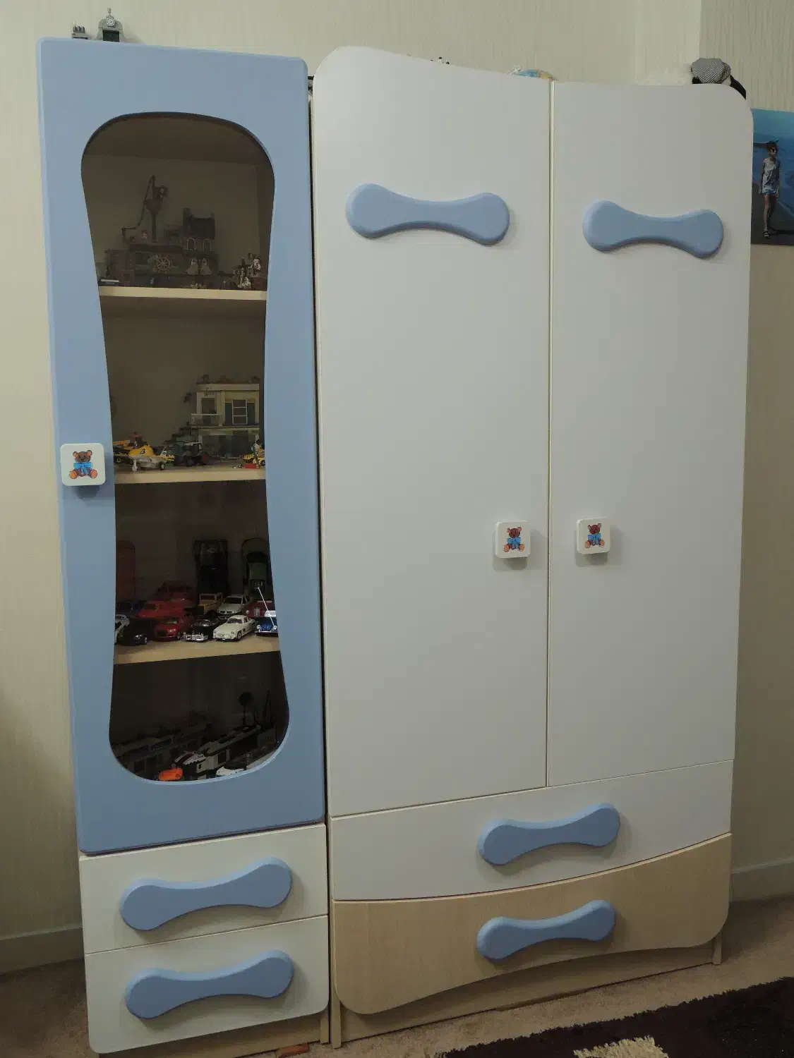 سرویس خواب دوکاره کودک و نوجوان|تخت و سرویس خواب|زنجان, |دیوار