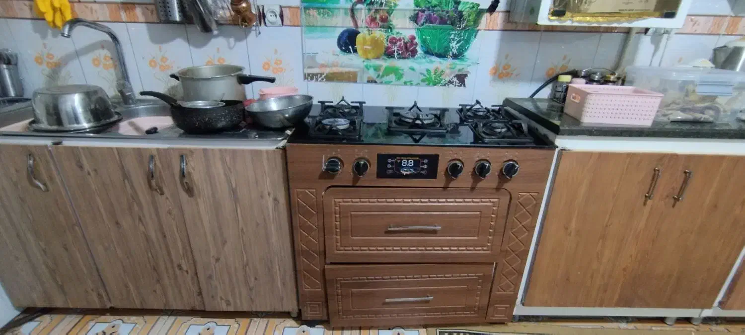 کابینت فلز جنس زخیم|آب‌چکان و نظم‌دهنده ظروف|سیرجان, |دیوار