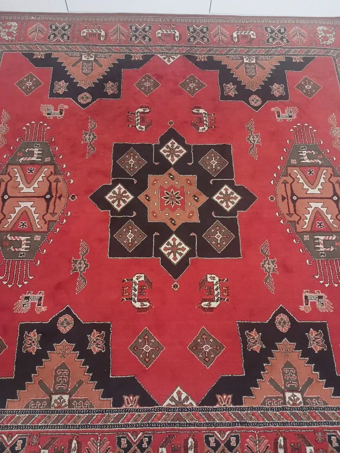 فرش کار کرده|فرش|الوند, |دیوار