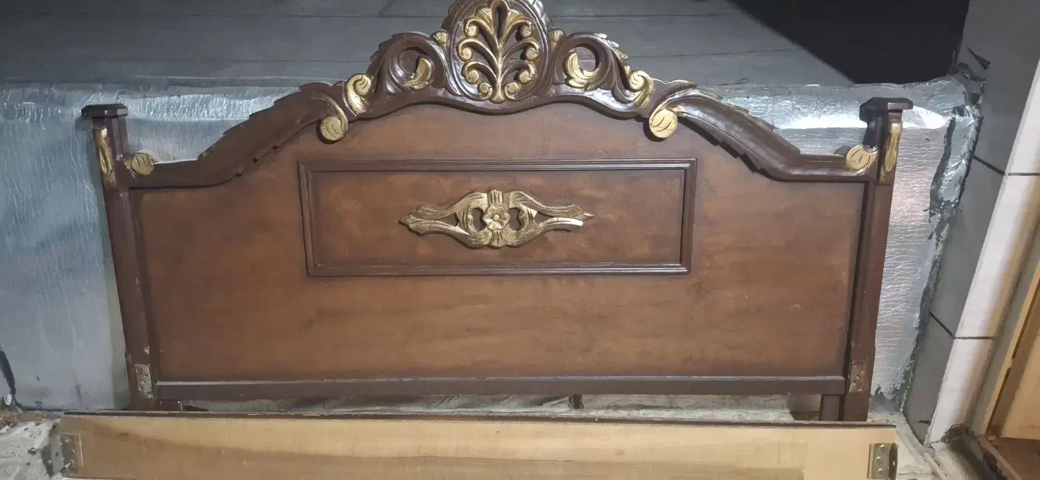 تخت 2 نفره کامل و خیلی سالم|تخت و سرویس خواب|خوی, |دیوار