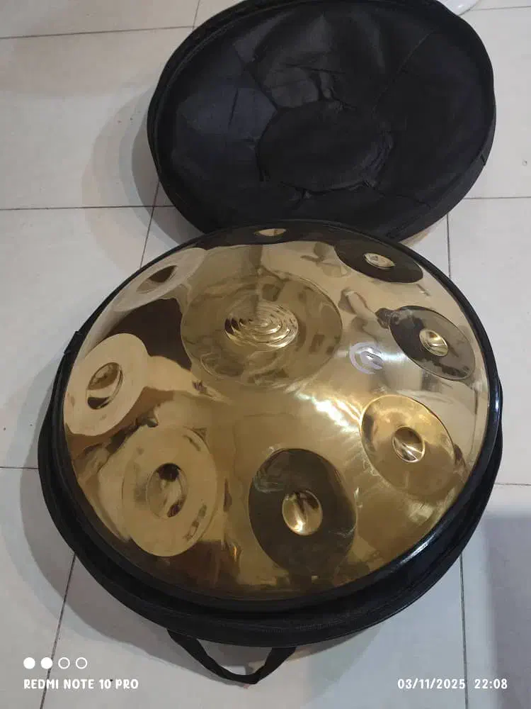 فروش یک هنگ درام آرشا مدل گرین گلد ۹ نت|درام و پرکاشن|شیراز, شیمی گیاه|دیوار