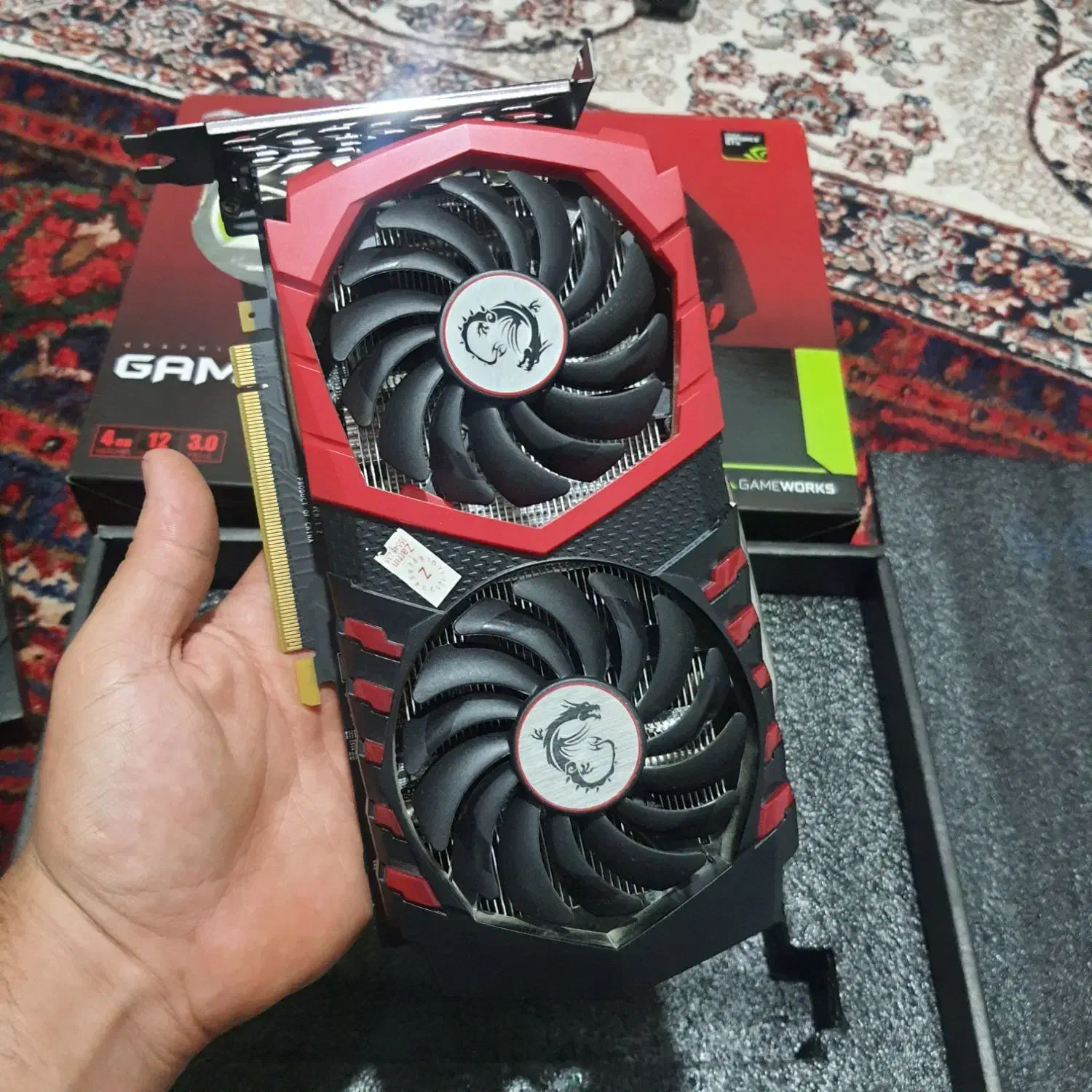 کارت گرافیکMSI GTX1050ti 4GB|قطعات و لوازم جانبی رایانه|محمدشهر, محمدشهر|دیوار