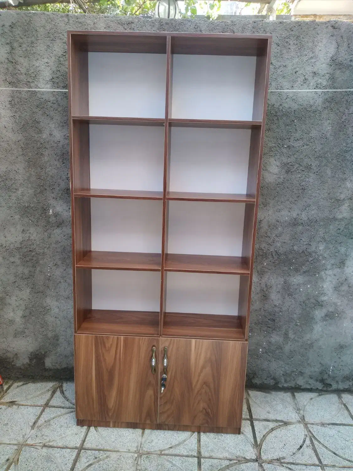 کمد کتابخانه MDF ترک نو|کتابخانه، شلف، قفسههای دیواری|فردوسیه, |دیوار